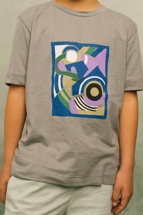 SHORT SLEEVE T-SHIRT -  DELAUNAY PRINT