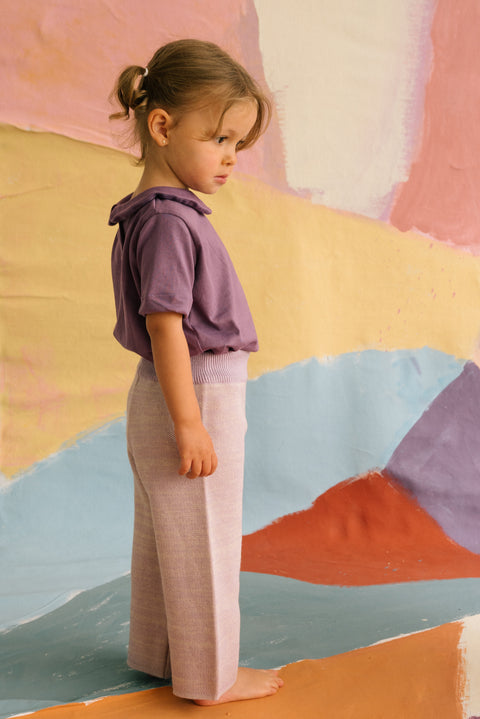 KNITTED CULOTTE - LILAC